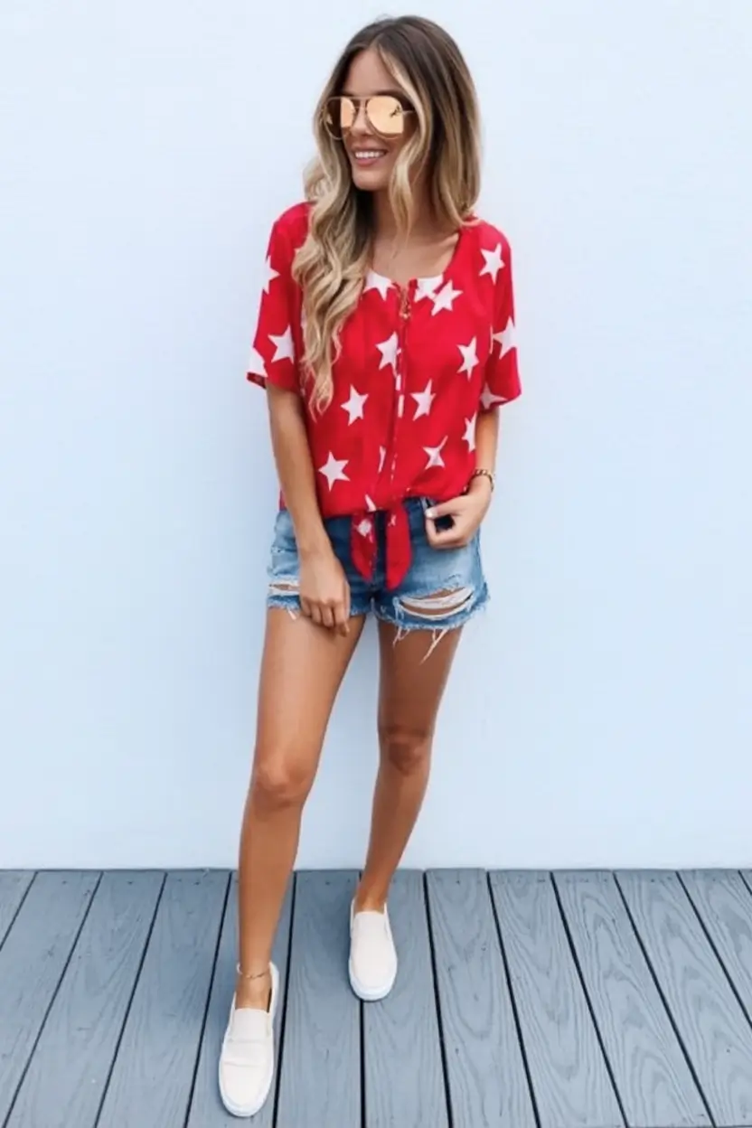 4th of July Outfits That Sparkle in 2025 Chill Girl Cool With A Twist Of Edge