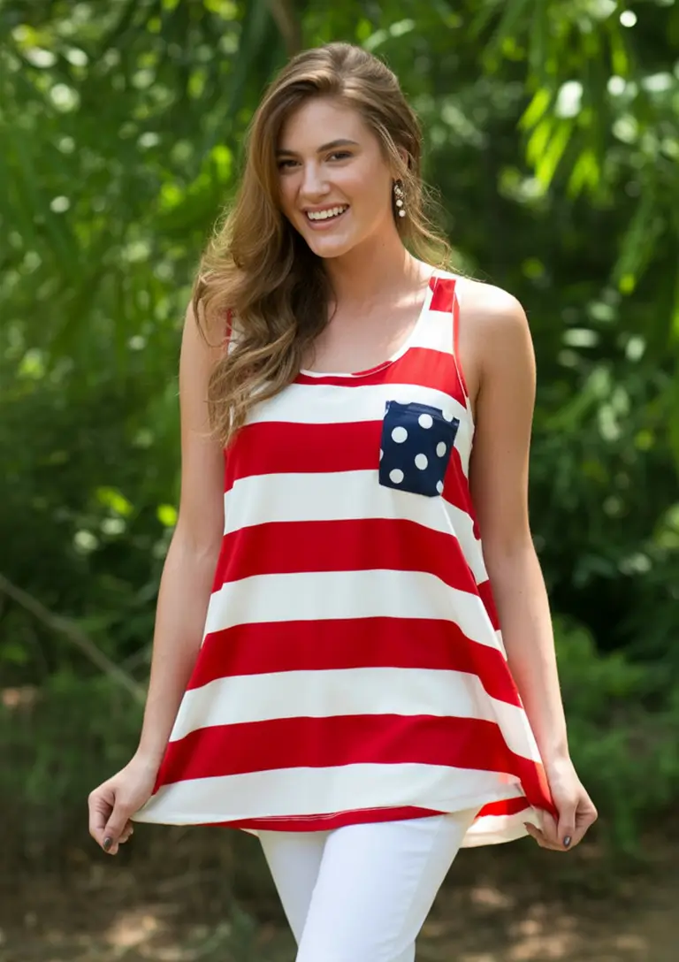 4th of July Outfits That Sparkle in 2025 Casual Classic With A Polka Dot Pop