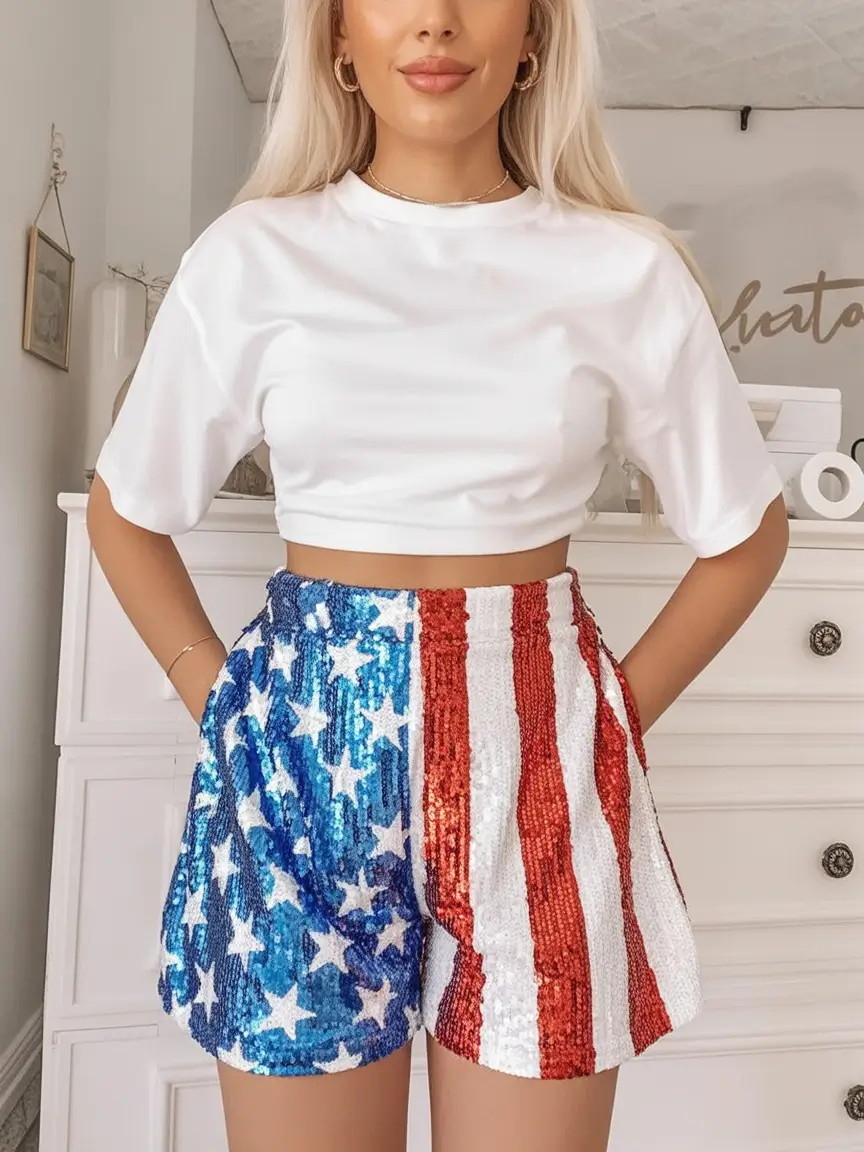 4th of July Outfits That Sparkle in 2025 Patriotic Sparkle With a Modern Twist