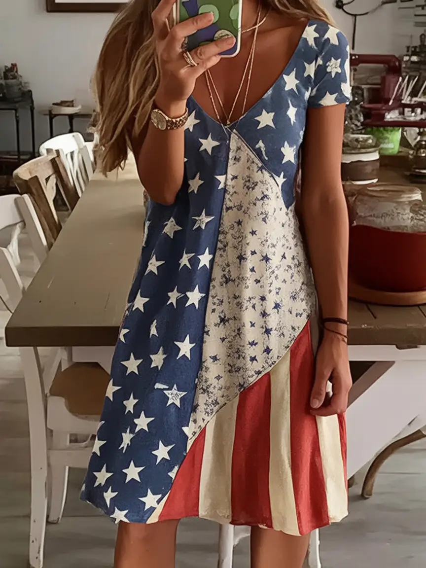 4th of July Outfits That Sparkle in 2025 Patchwork Patriot With Soft Edges