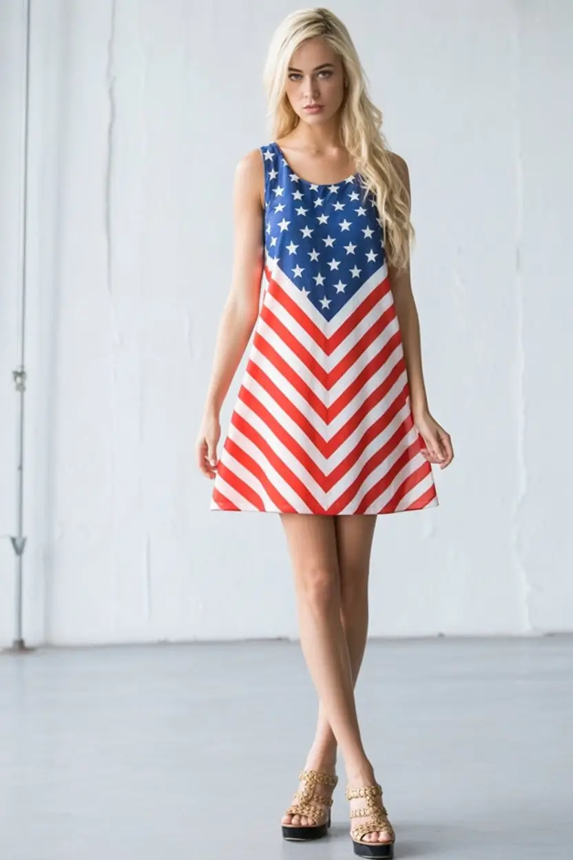 4th of July Outfits That Sparkle in 2025 Chevron Chic for Firework Nights