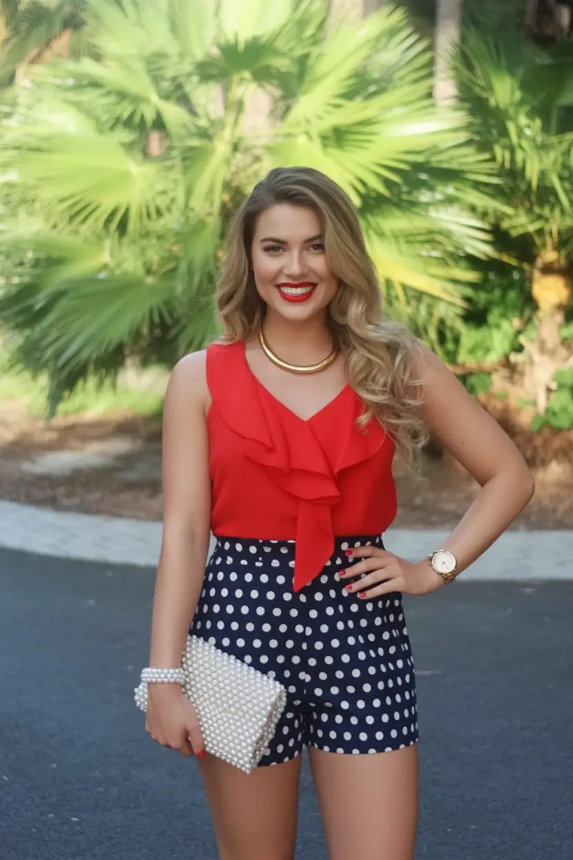 4th of July Outfits That Sparkle in 2025 Retro Glam For Fireworks After Dark
