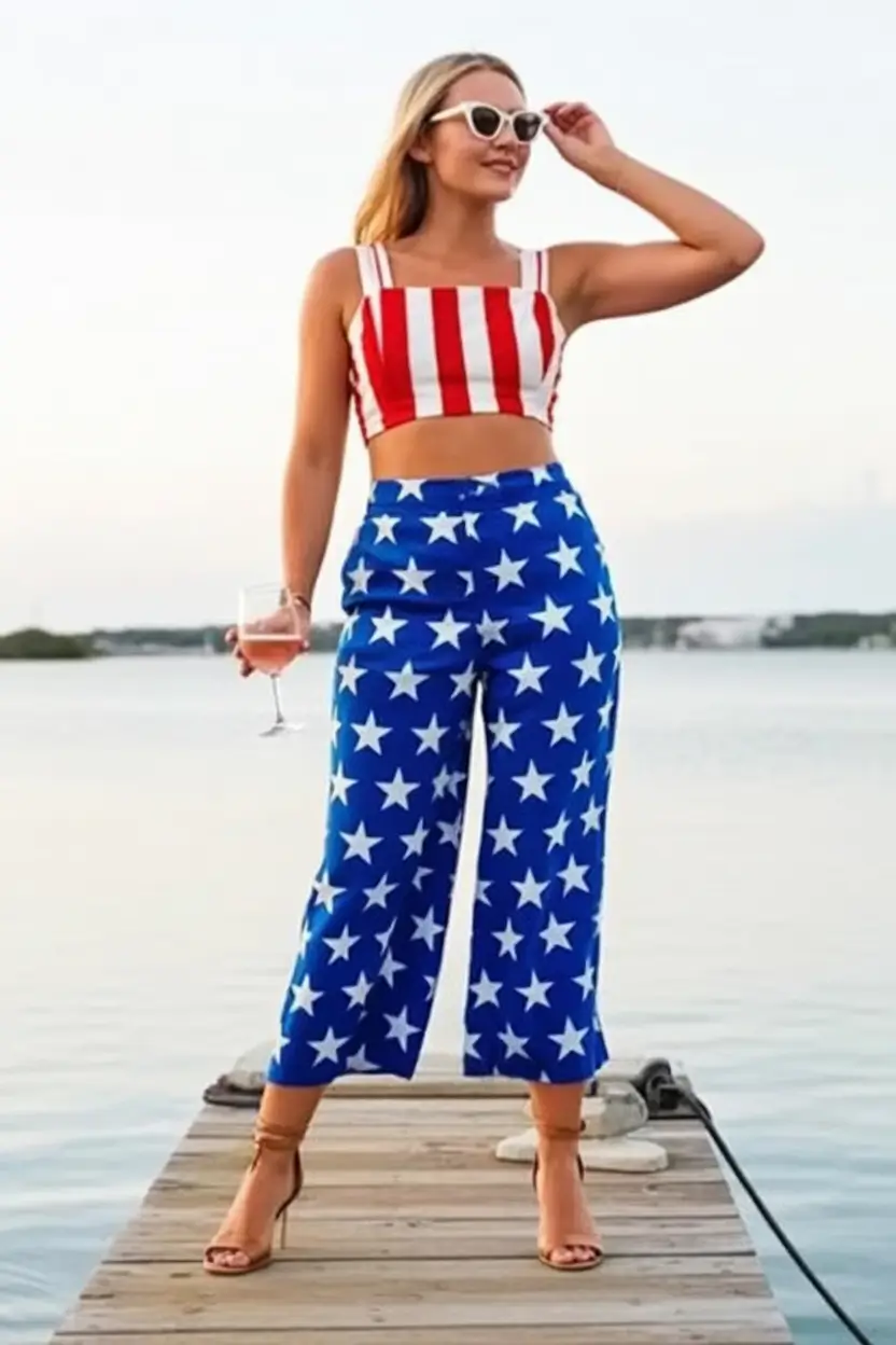 4th of July Outfits That Sparkle in 2025 Modern Americana With Bold Energy