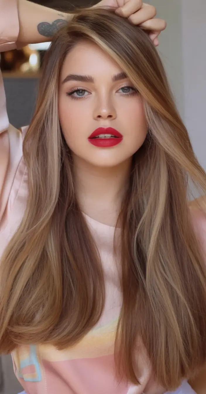 August Haircut Ideas 2025 Effortless Long Layers for Natural Glam