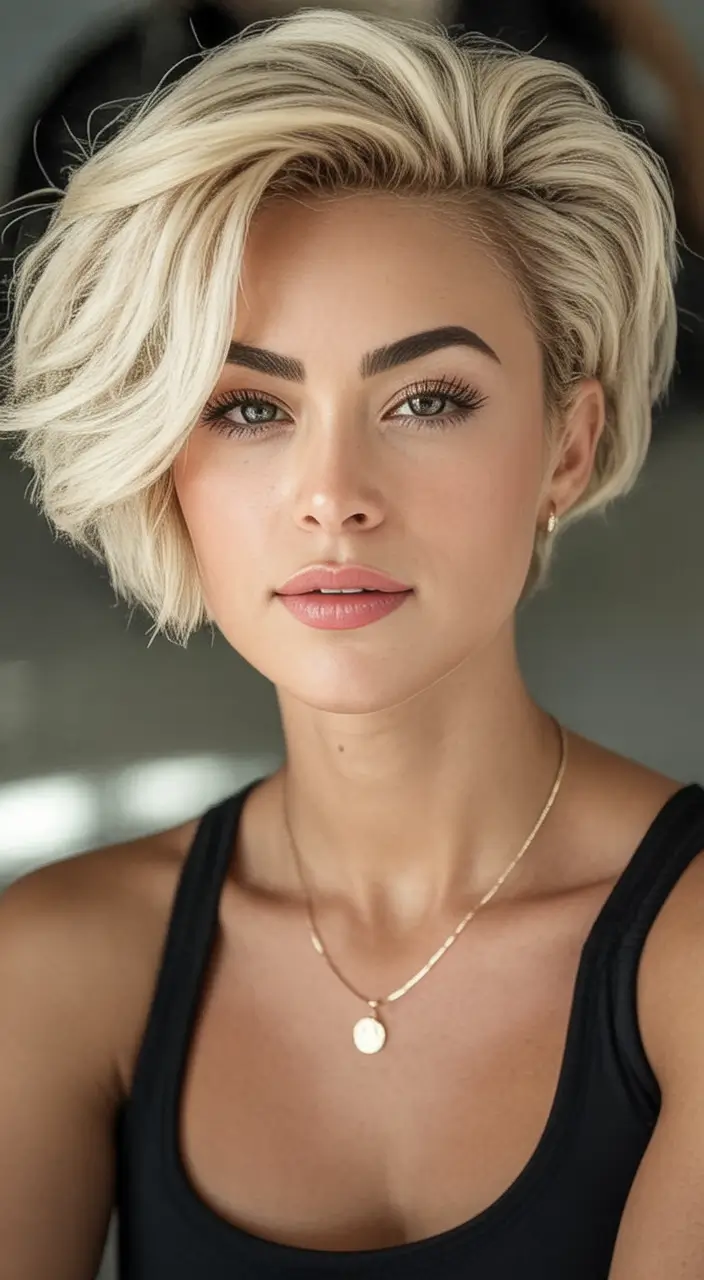 August Haircut Ideas 2025 Soft Volume for a Square Face