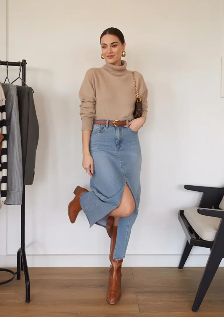 Autumn Fashion outfits for 2025 Cozy Denim Hour