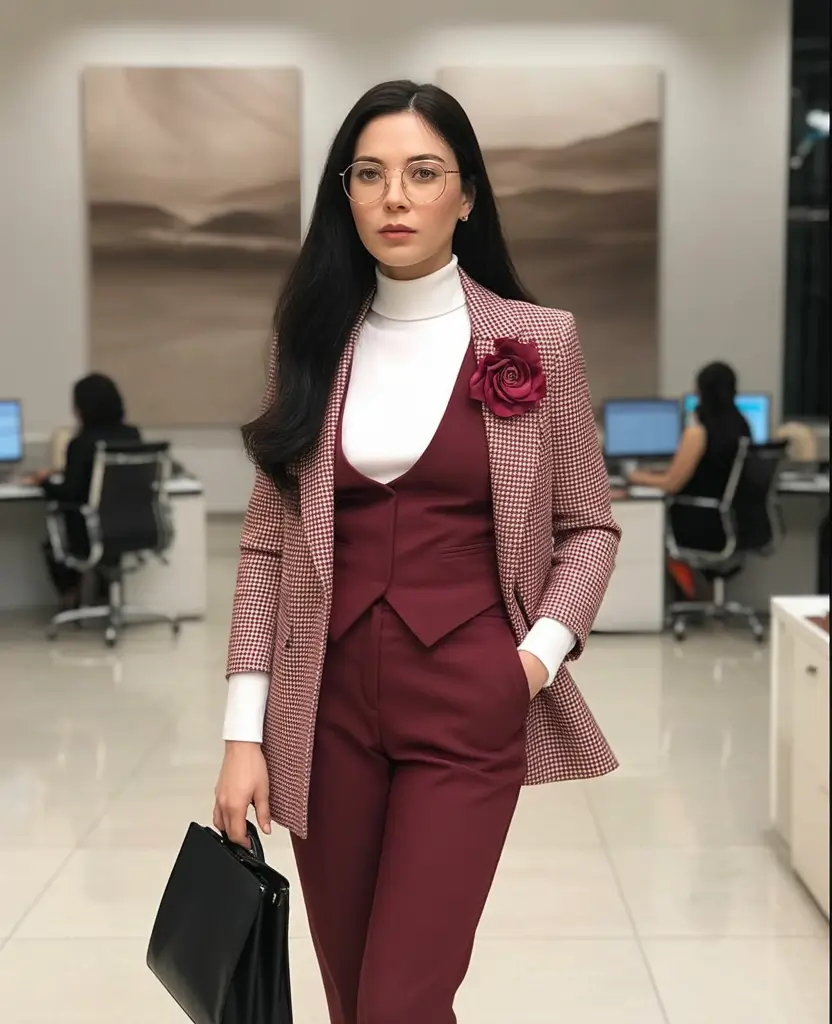Autumn Fashion outfits for 2025 Boss Mode Bordeaux