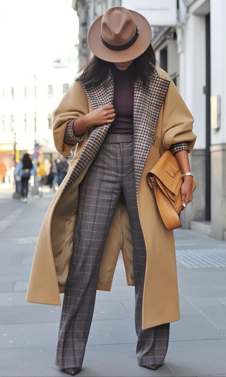 Autumn Fashion outfits for 2025 Downtown Layers and Classic Checks