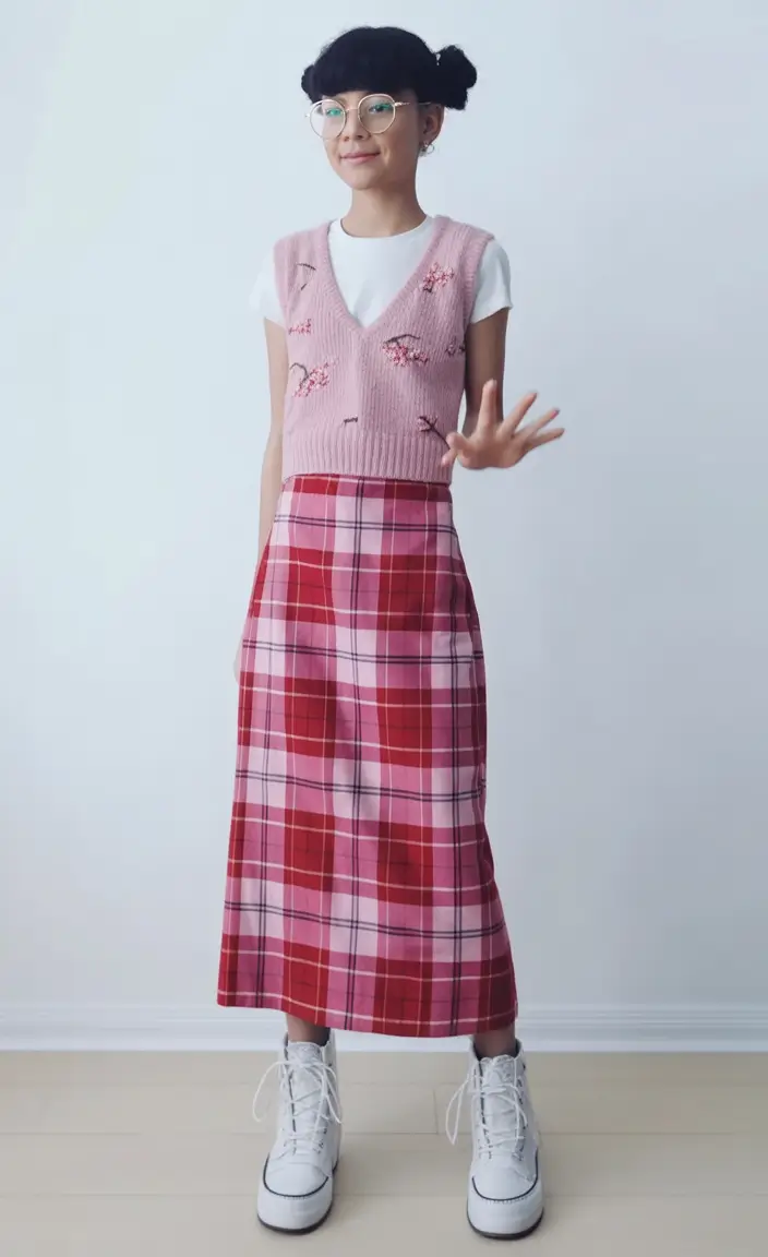 back to school outfits ideas 2025 Cottagecore Meets Cool Girl Prep