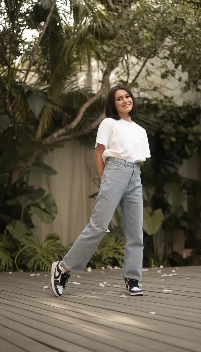 back to school outfits ideas 2025 Minimal Classic with a Hint of Rebellion