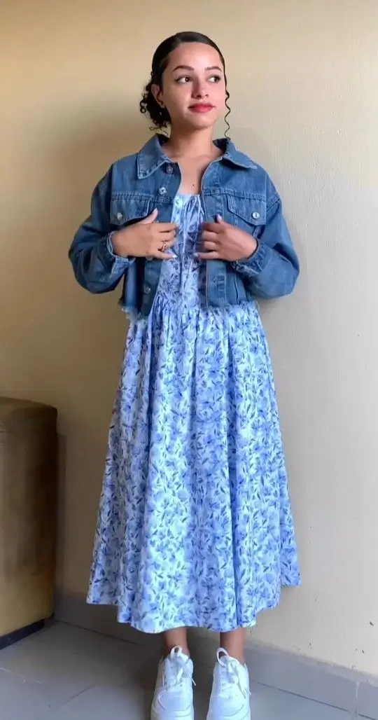 back to school outfits for teens ideas 2025 Floral Summer Meets Denim Cool