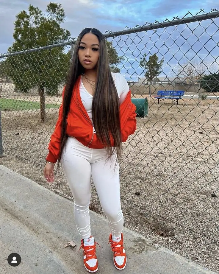 back to school outfits for teens ideas 2025 Red and White Contrast Power