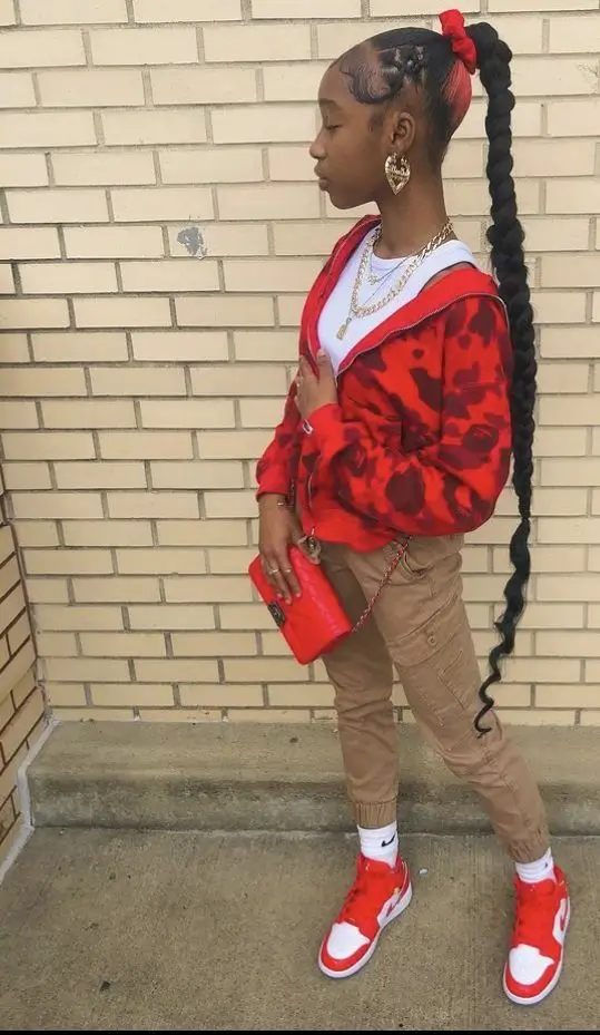 back to school outfits for teens ideas 2025 Red Hot Streetwear Vibes