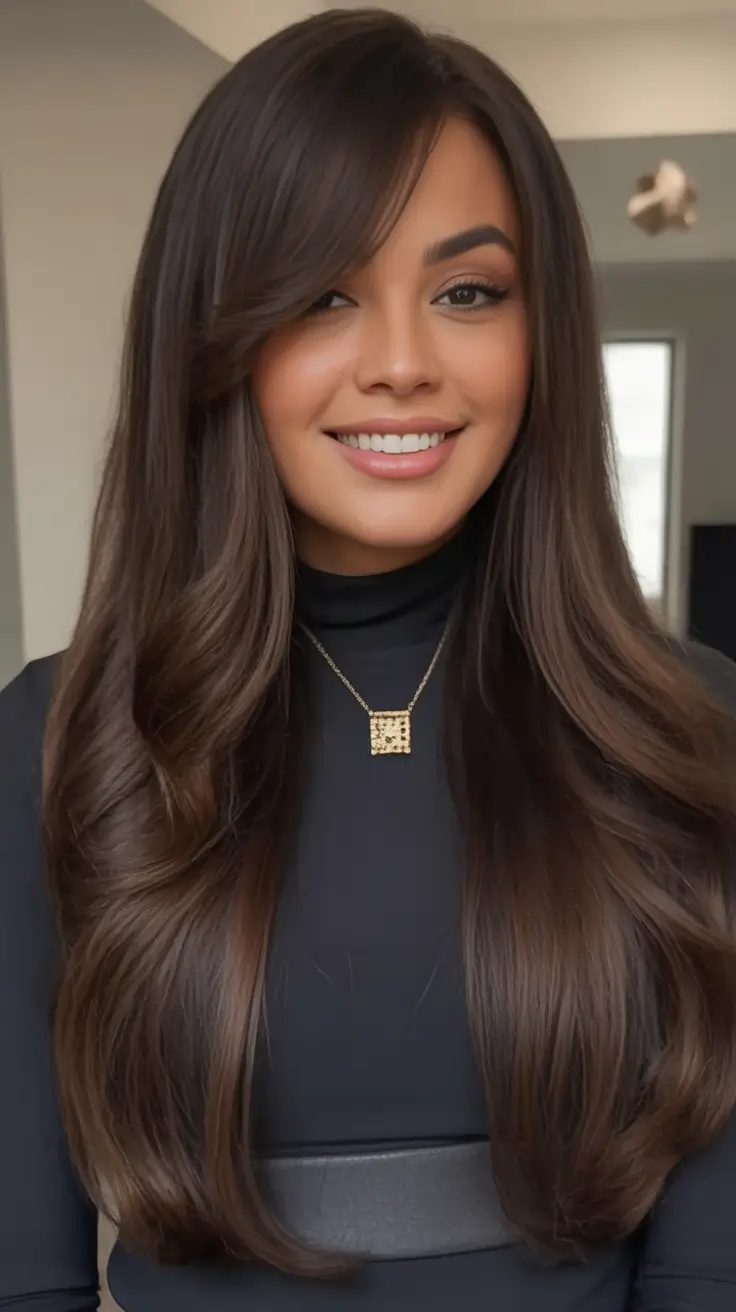 Best Fall 2025 Haircuts for Women Timeless Length with Curtain Layers