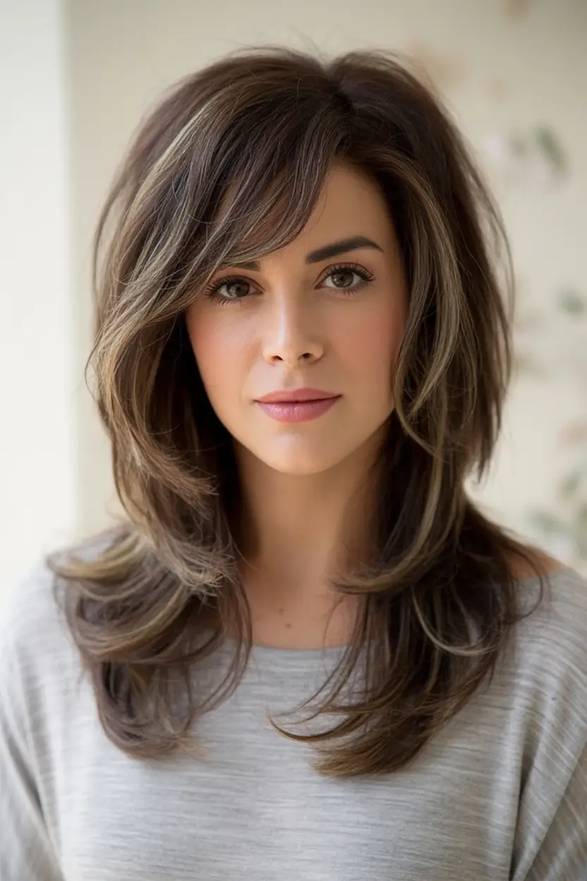 Best Fall 2025 Haircuts for Women Layered Cascade Blowout
