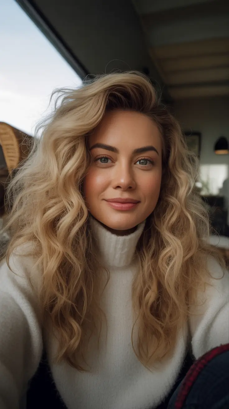 Best Fall 2025 Haircuts for Women Beachy Waves Go Autumn Blonde