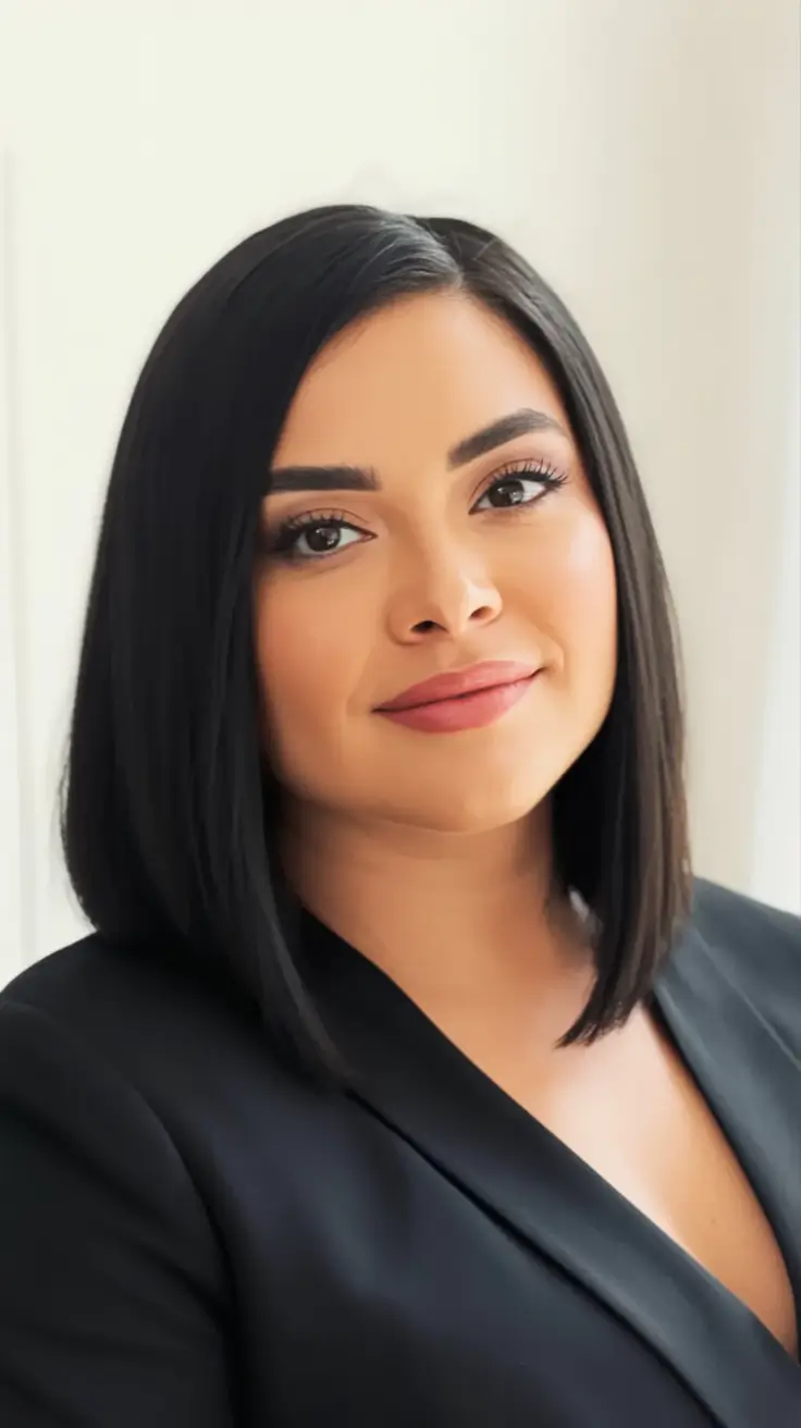 Best Fall 2025 Haircuts for Women Glossy Precision Lob