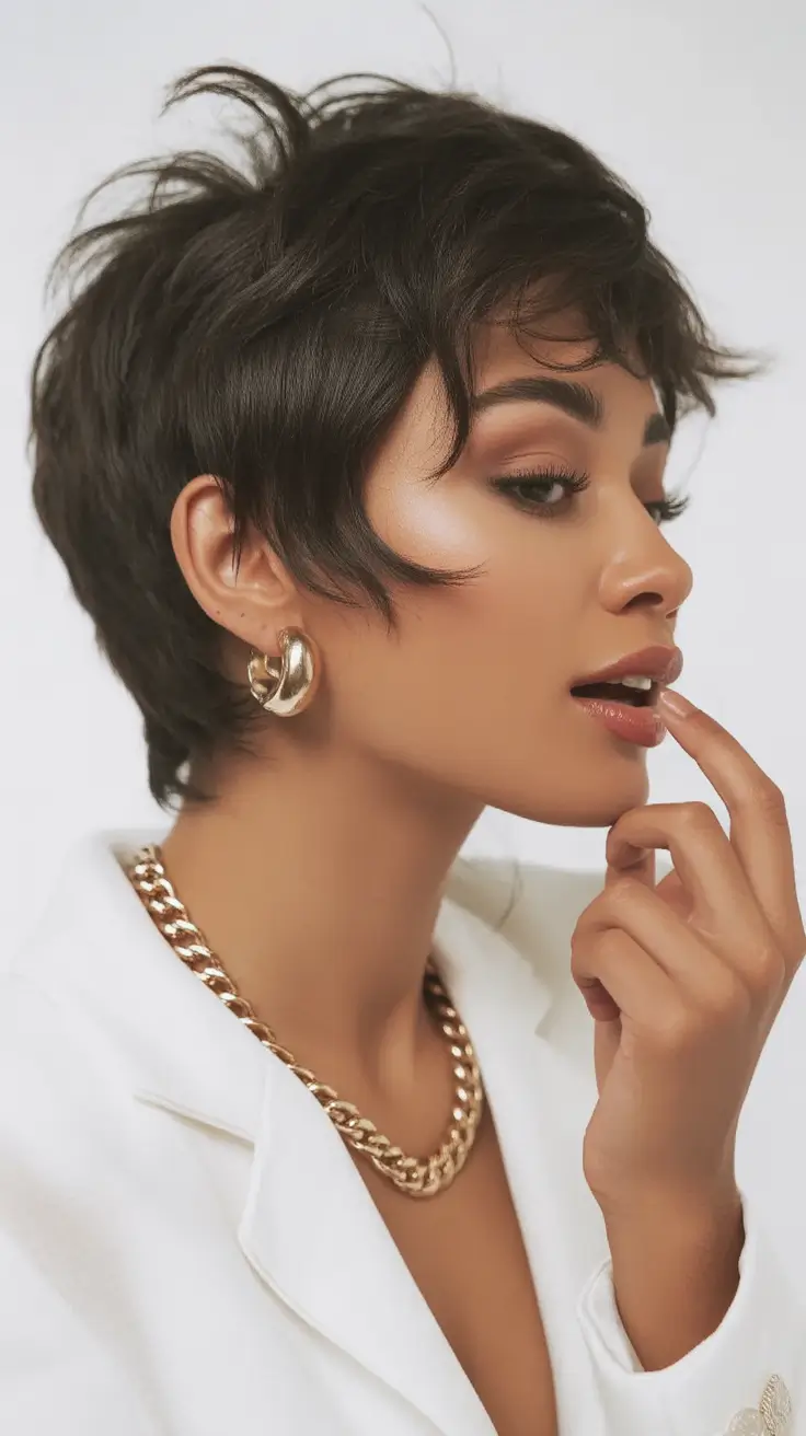 Best Fall 2025 Haircuts for Women Choppy Pixie Revival