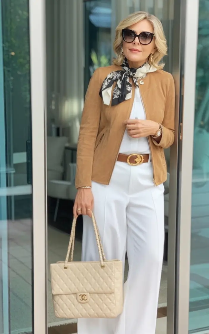 fall outfits for women over 50 Equestrian Elegance with a Modern Touch