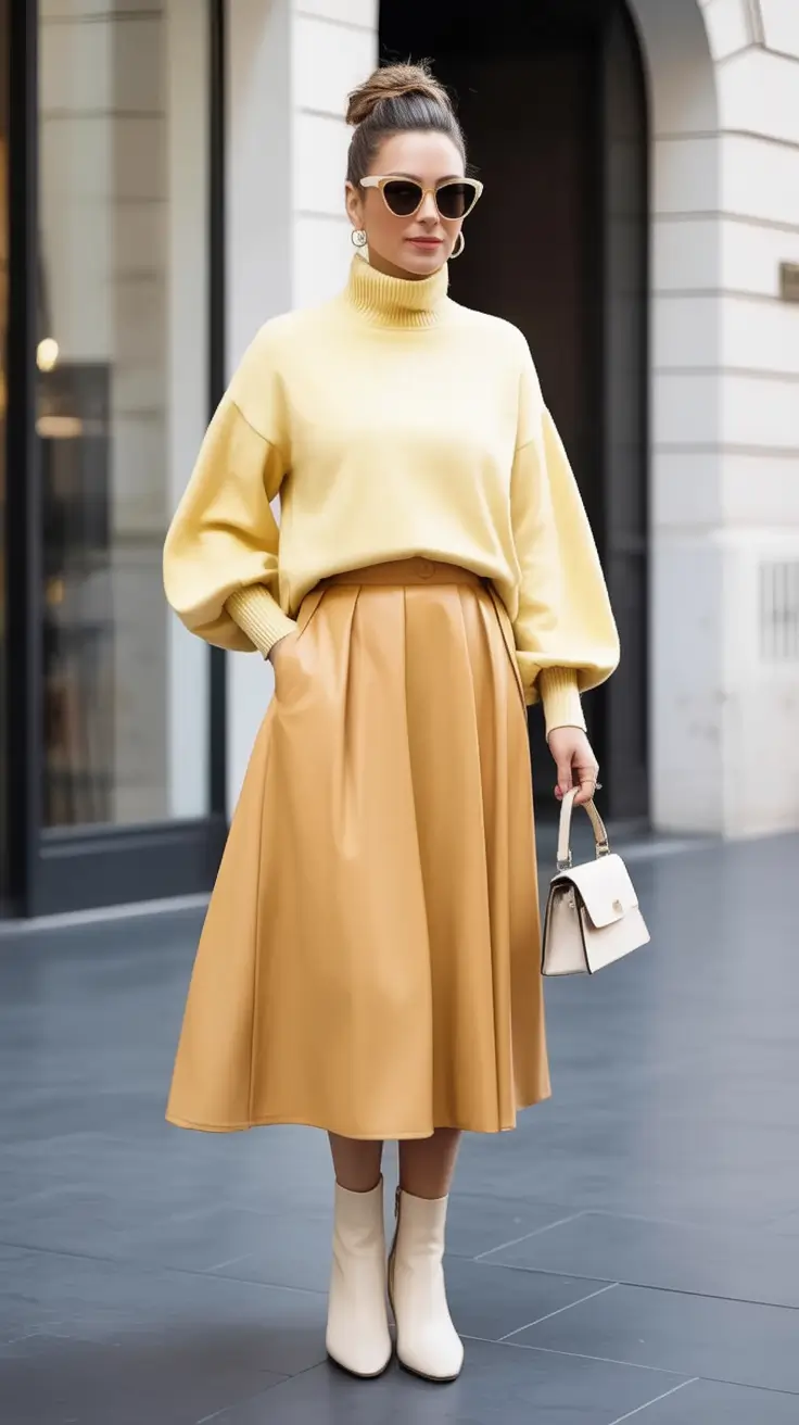Easy and stylish fall outfits in 2025 Vanilla Cream Sophistication