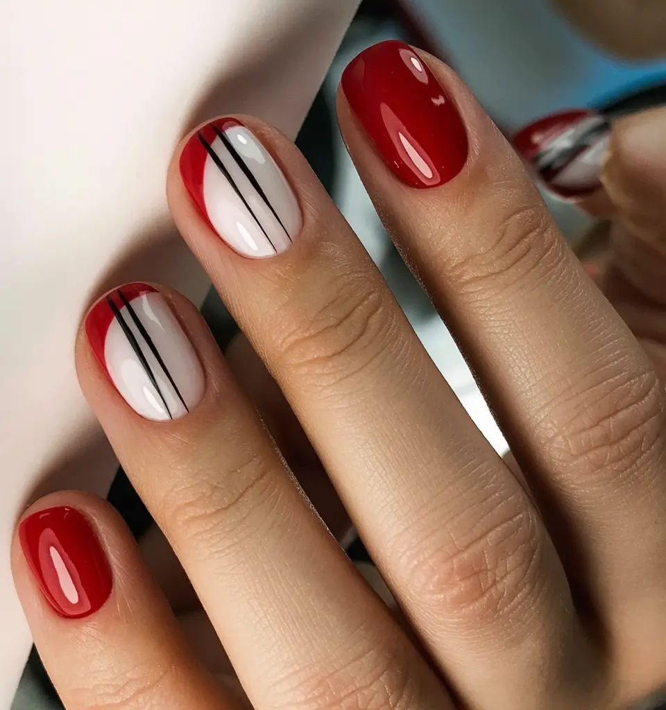 end of summer nails ideas 2025 Chic Parisian Edge