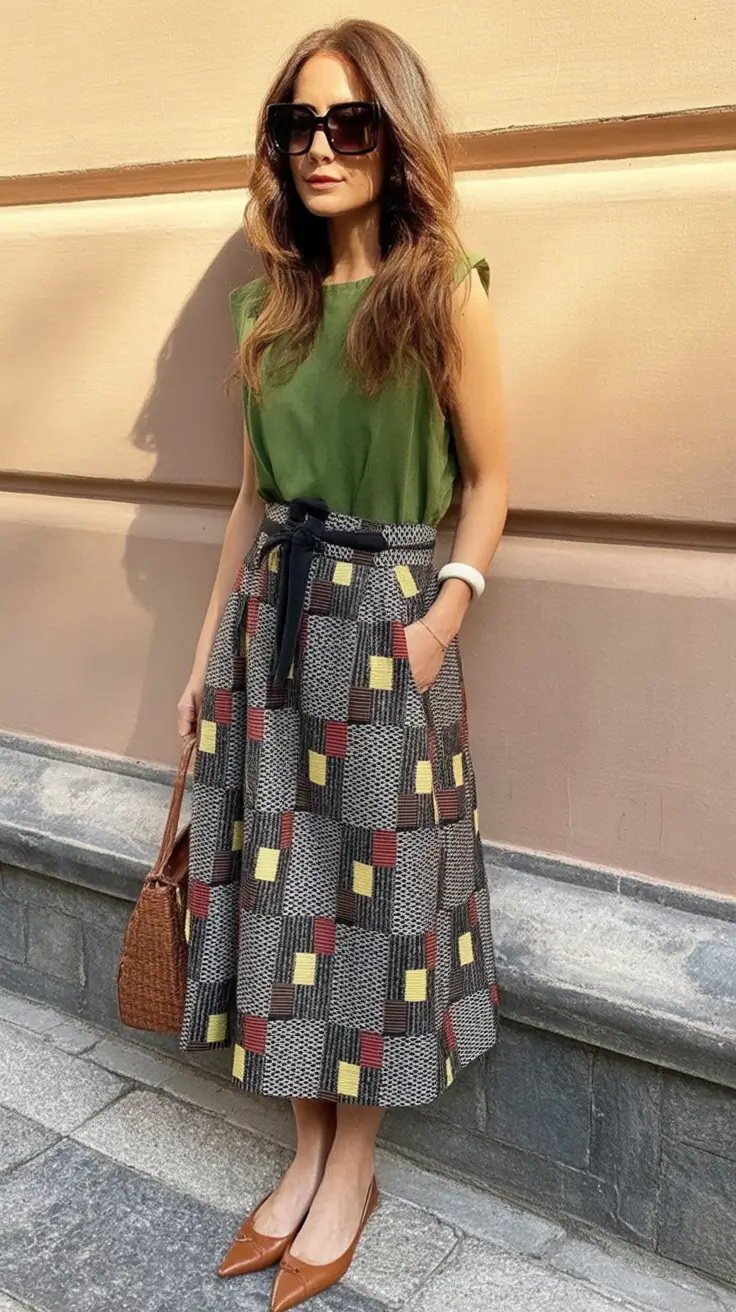end of summer outfits ideas 2025 Art-Inspired Layers