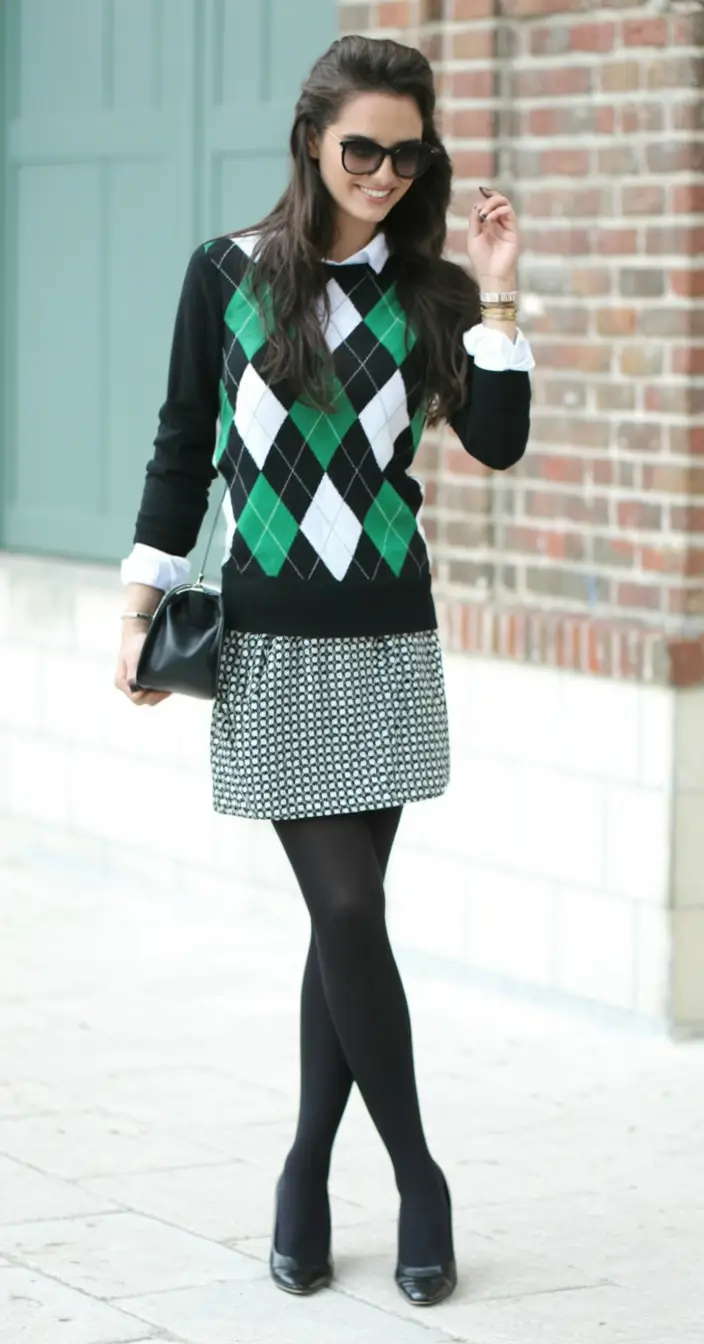 fall outfits for women over 30 Argyle Remix for Modern Prep