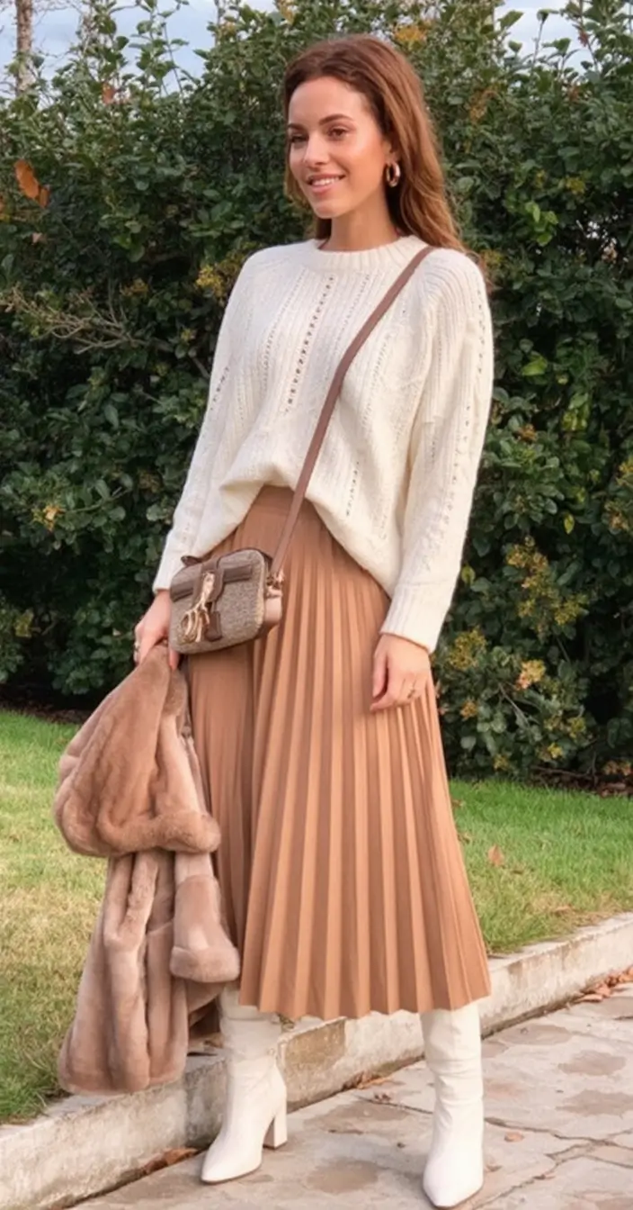 fall outfits for women over 30 Earth Tones in Motion