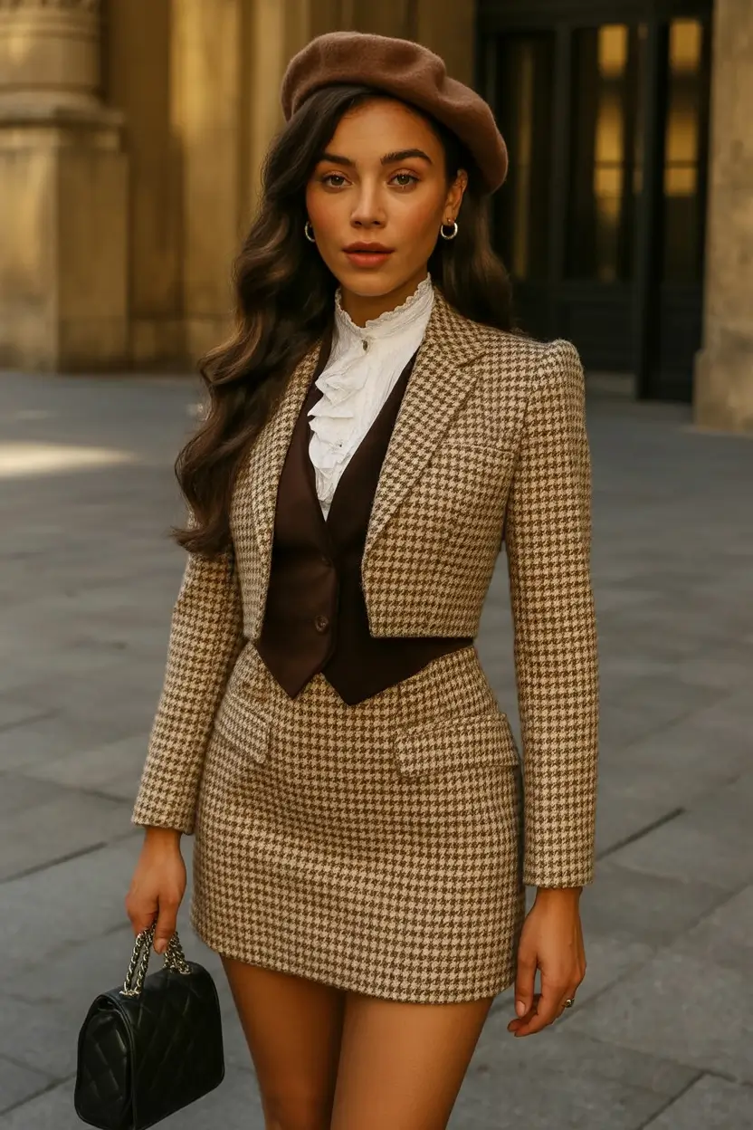 Fall 2025 Fashion Inspiration for Stylish Women Parisian Academic with a Twist
