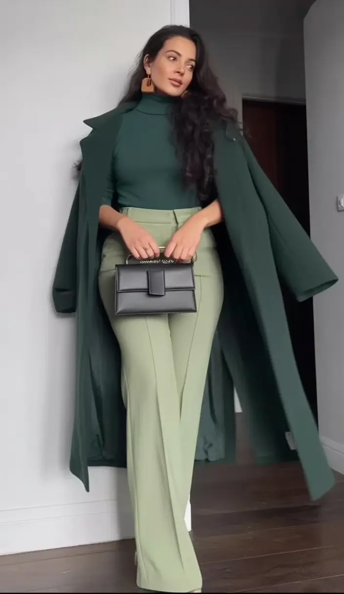 Fall 2025 Fashion Inspiration for Stylish Women Shades of Green for Soft Power