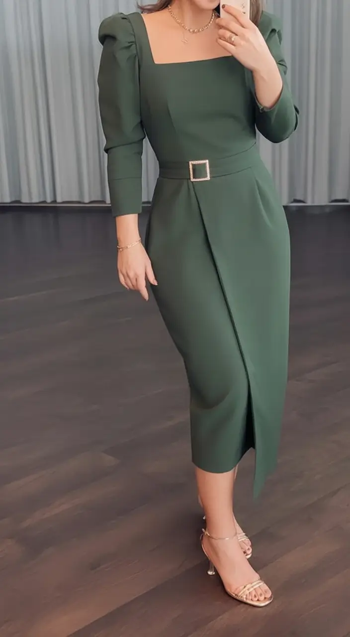 Fall 2025 Wedding Guest Dresses to Impress Structured Evergreen Sophistication