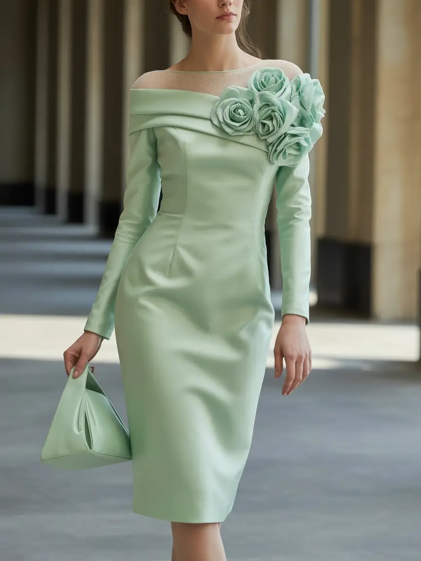 Fall 2025 Wedding Guest Dresses to Impress Mint Drama for Dreamy Moments