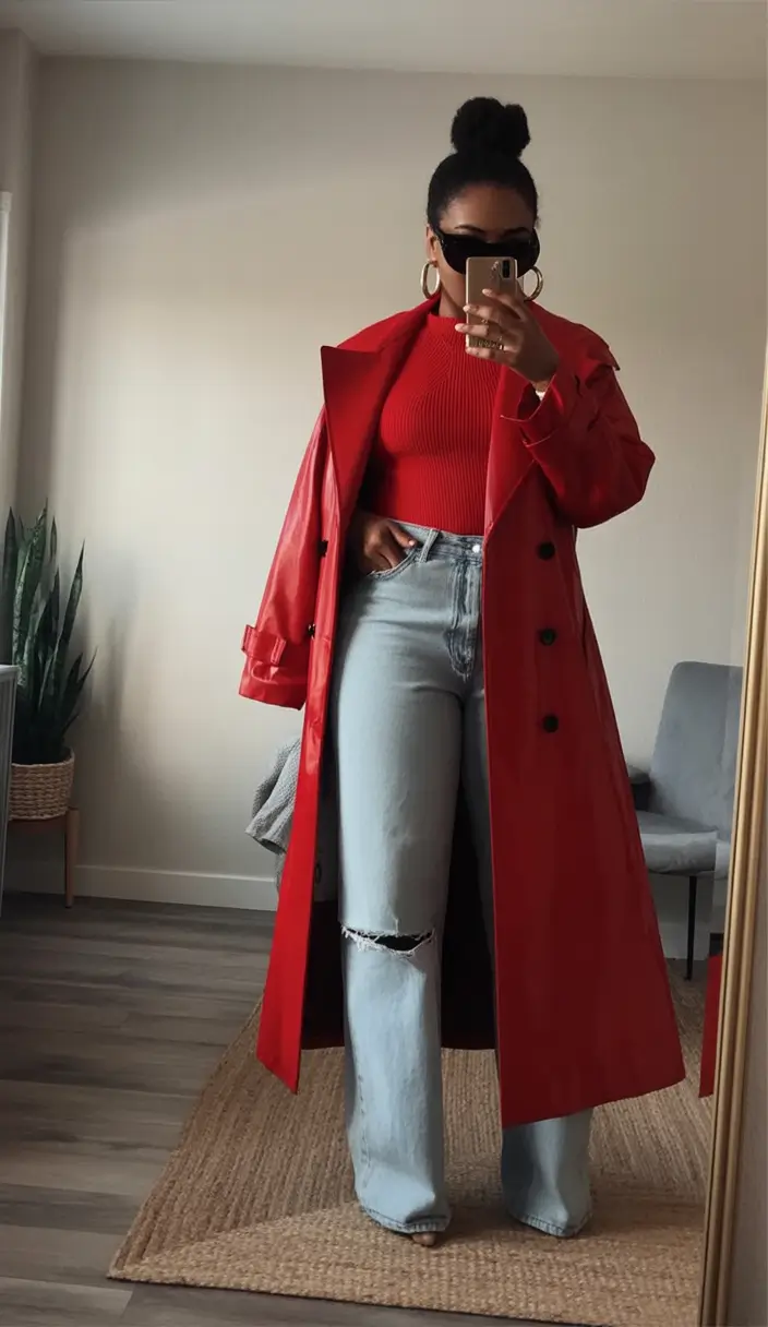 Fall Fashion 2025: Cute outfits Women Will Love Cherry Red and Casual Cool