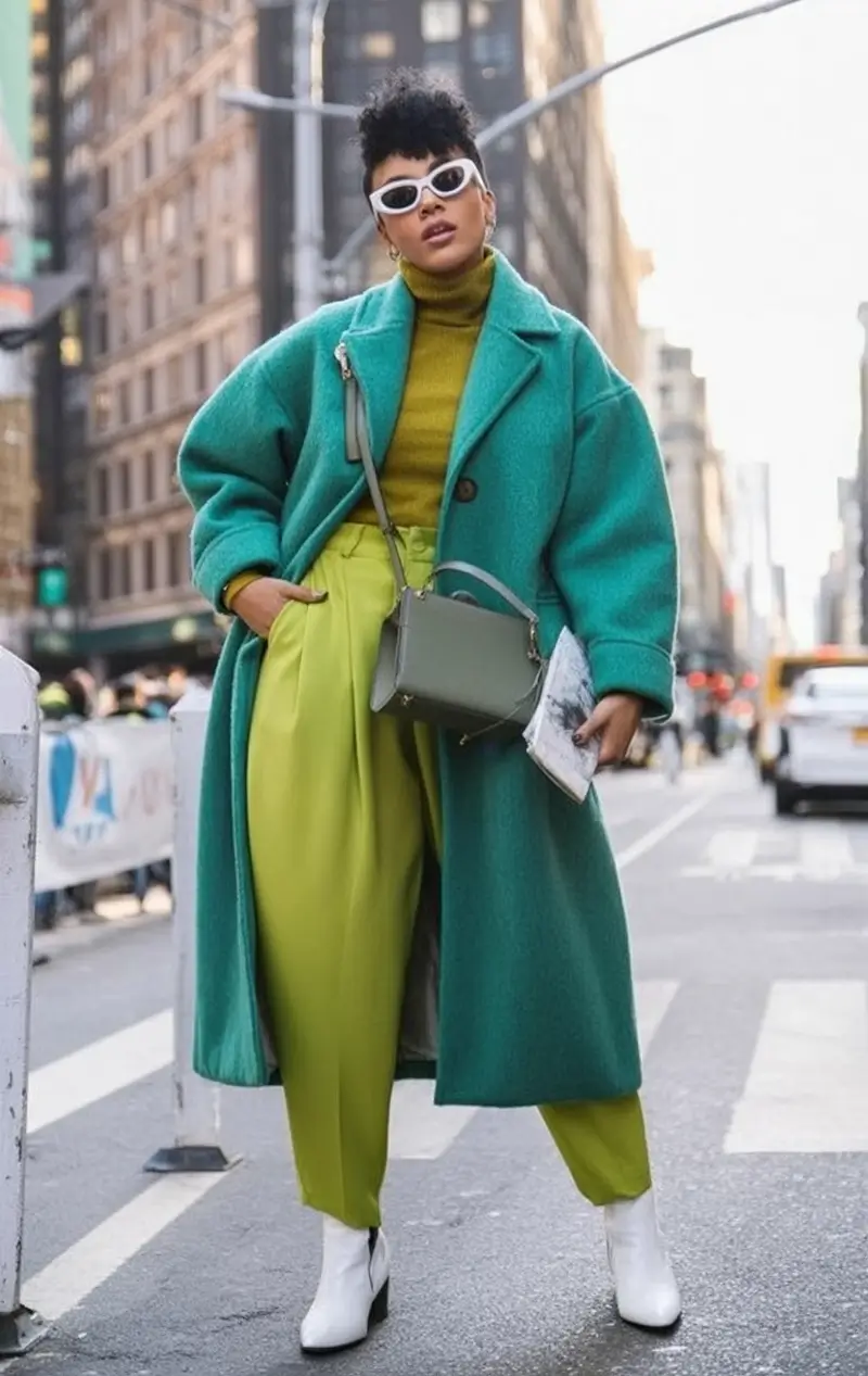 Fall Fashion 2025: Cute outfits Women Will Love Power Color Clash on the Streets