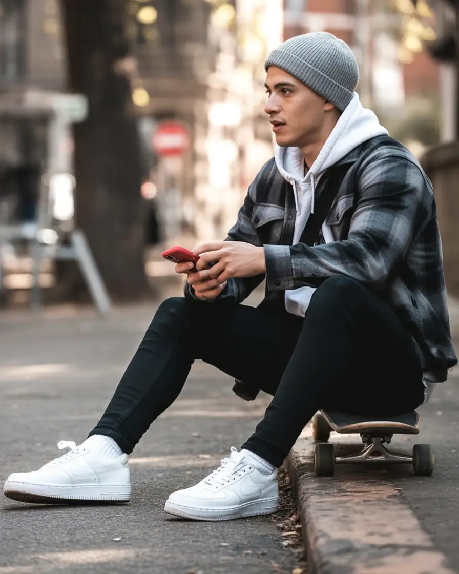 fall fashion guide - outfits for men 2025 Layered Skater Core
