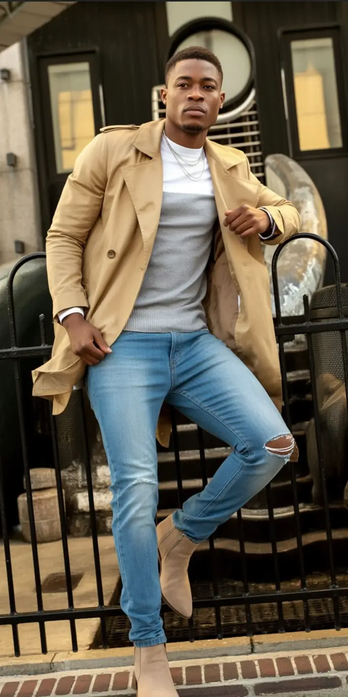 fall fashion guide - outfits for men 2025 Trench Game Strong