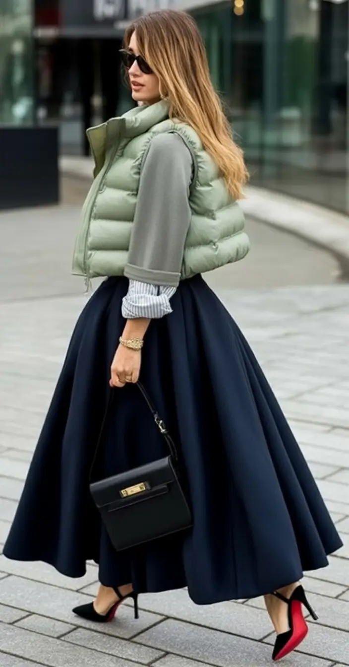 fall old money outfits ideas 2025 Elegant Volume: The New-Age Debutante