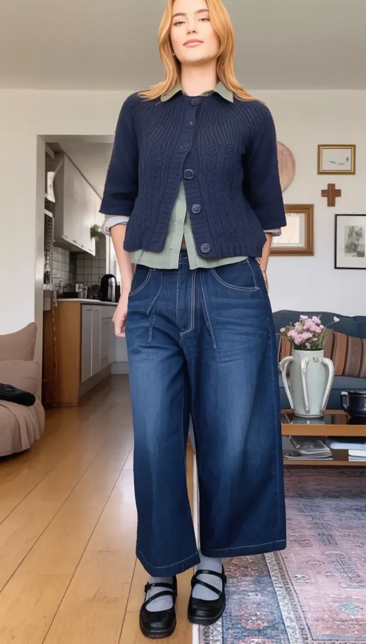 What to Wear This Fall: 2025 outfits Inspo for Women Retro Denim with Smart Texture Play