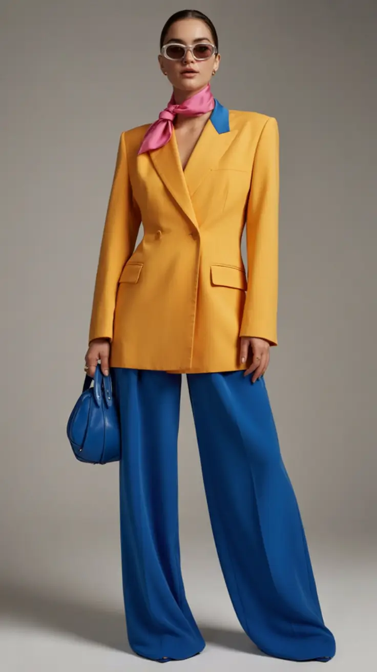 What to Wear This Fall: 2025 outfits Inspo for Women Sunshine Bold Meets Power Tailoring