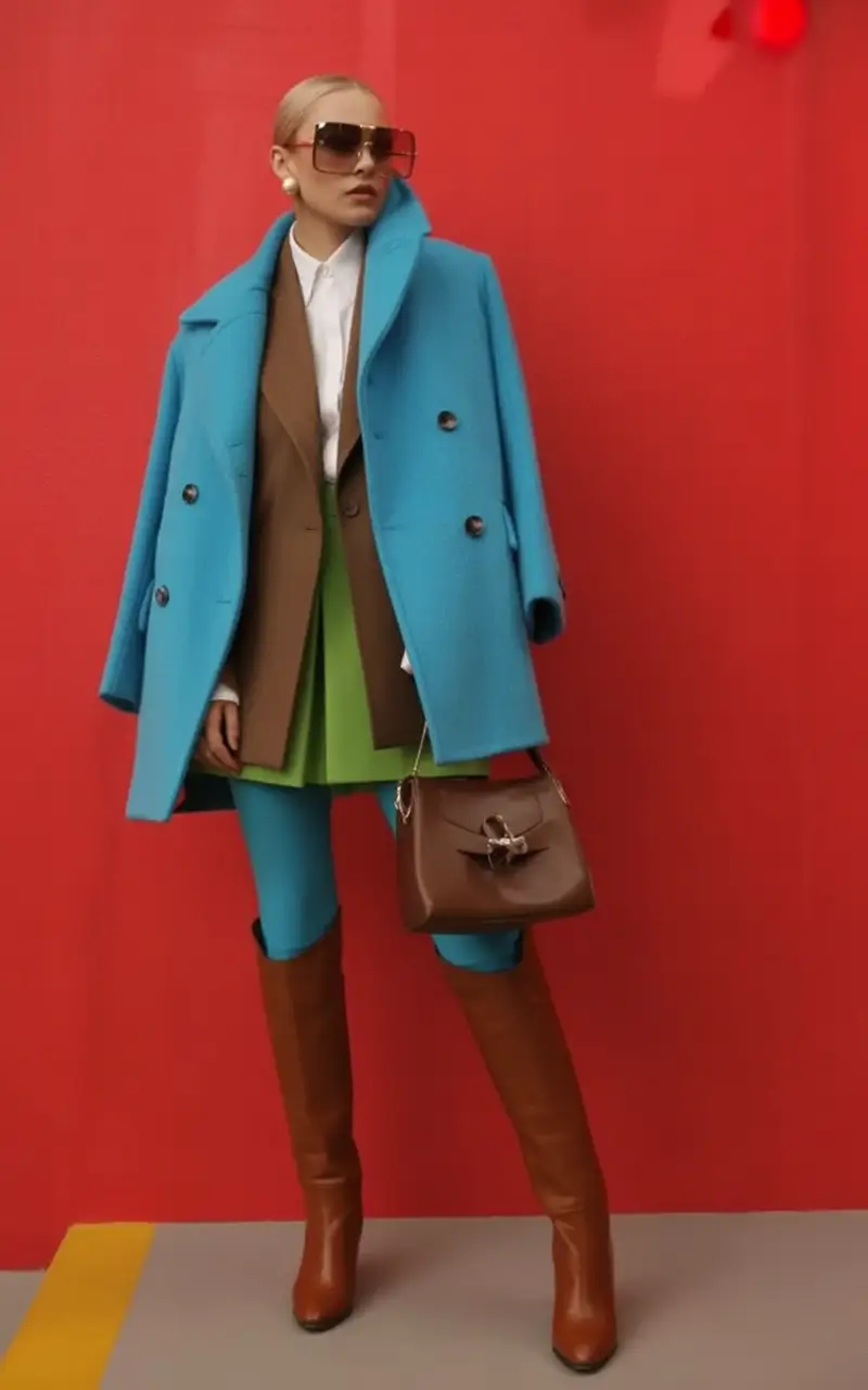 What to Wear This Fall: 2025 outfits Inspo for Women Color Clash But Make It Couture
