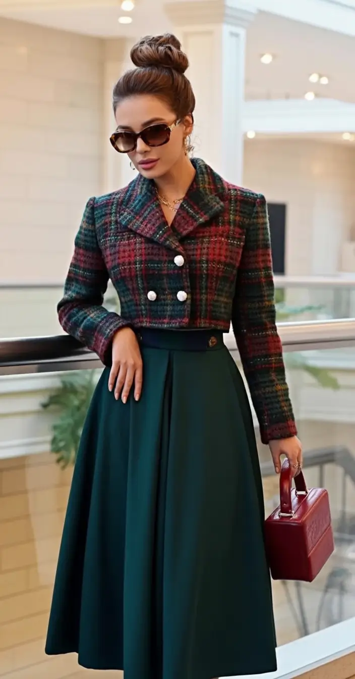 Fall outfits ideas for a fashionable 2025 lookbook Retro Royalty With A Cinematic Flair