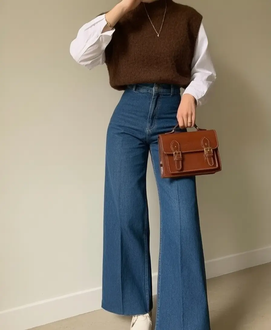 Fall outfits ideas for a fashionable 2025 lookbook Bookstore Chic with a Retro Lean