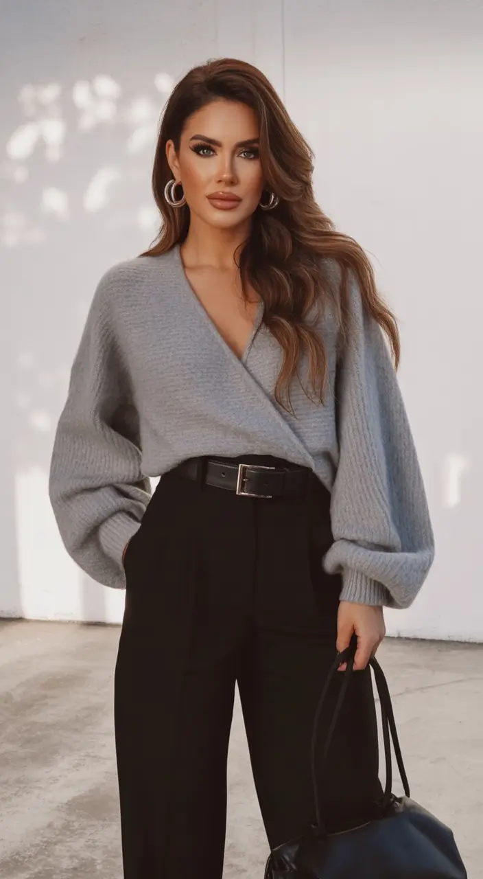 Fall outfits ideas for a fashionable 2025 lookbook The Luxe Wrap Vibe