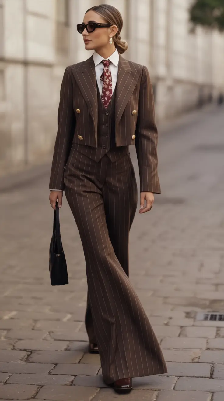 Fall outfits ideas for a fashionable 2025 lookbook Boss Tailoring With A Throwback Twist
