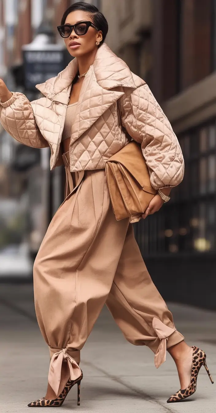 Fall outfits ideas for a fashionable 2025 lookbook Monochrome Spice with a Wild Touch