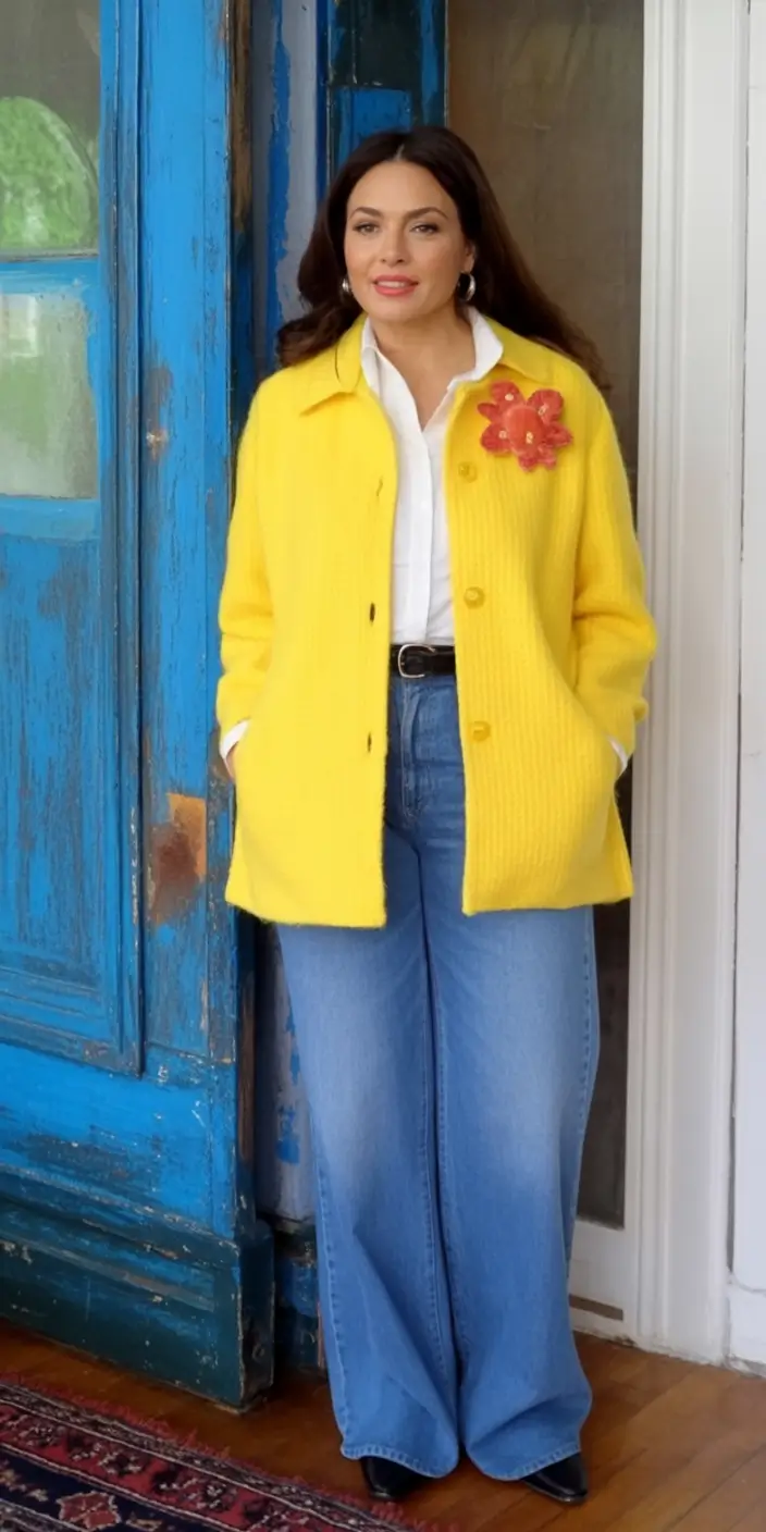 Fall transitional outfits to try in 2025 Golden Blooms and Wide-Leg Ease