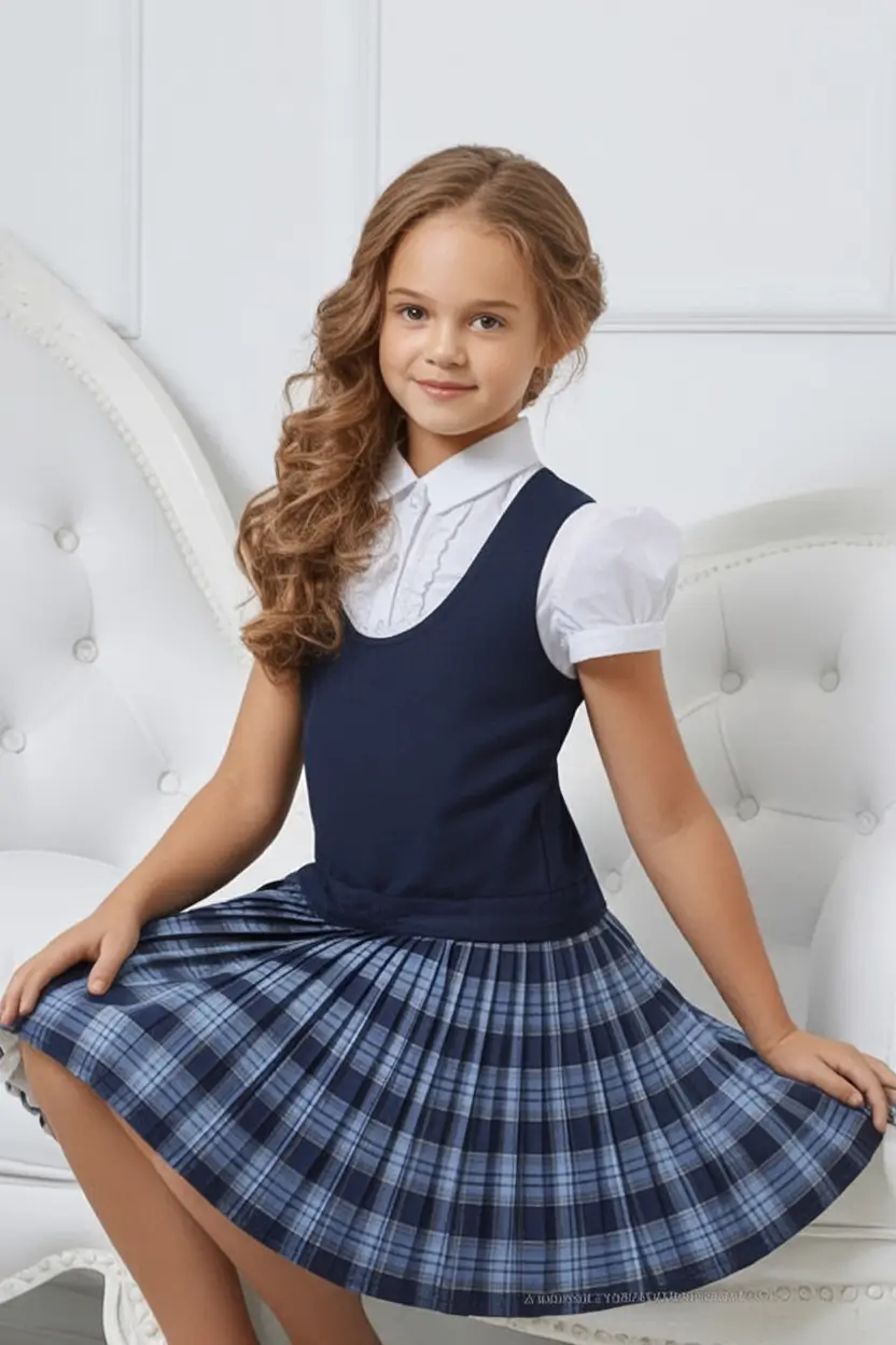 first day of school outfits ideas 2025 Perfect Pleats With Puff Sleeves