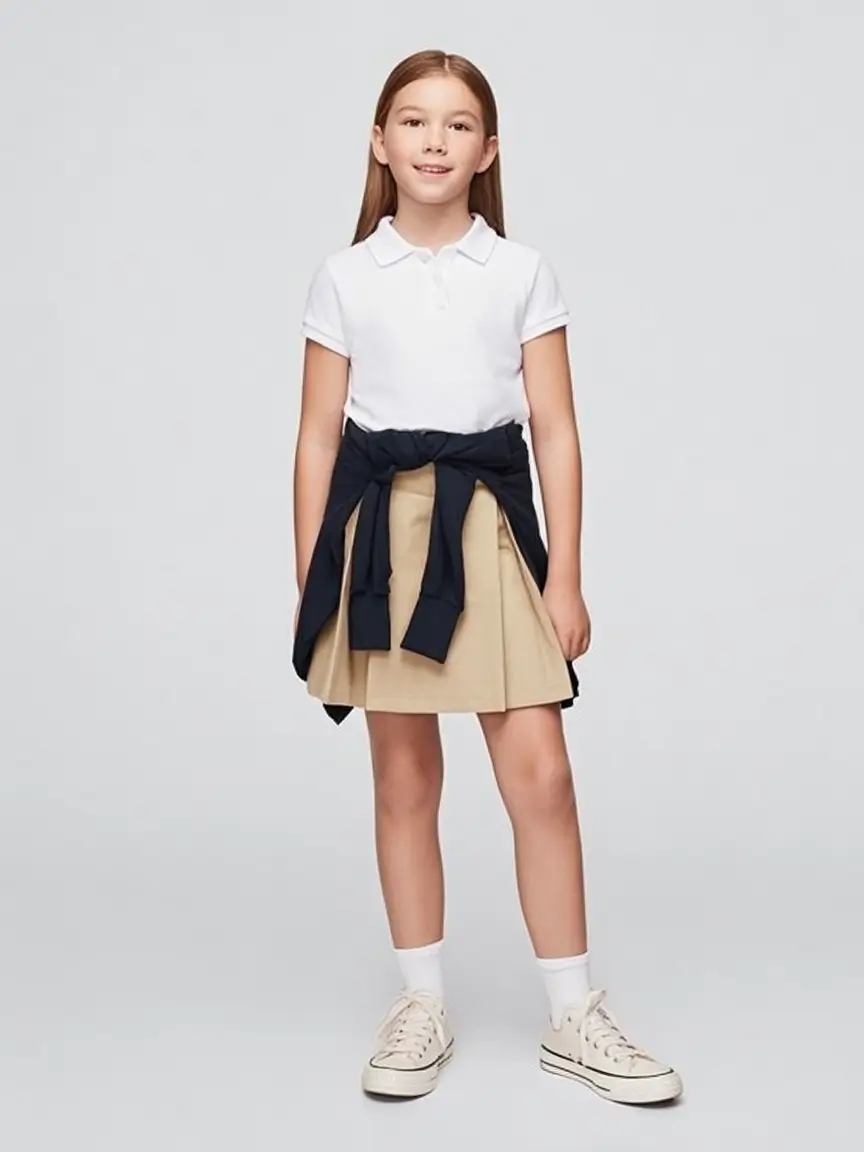 first day of school outfits ideas 2025 Khaki and Converse Day One Done Right