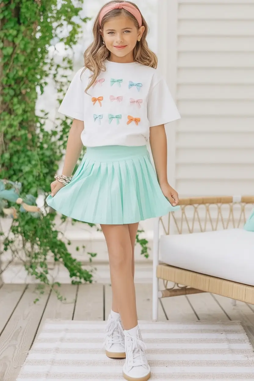 first day of school outfits ideas 2025 Sweet Pastels for a Fresh Start