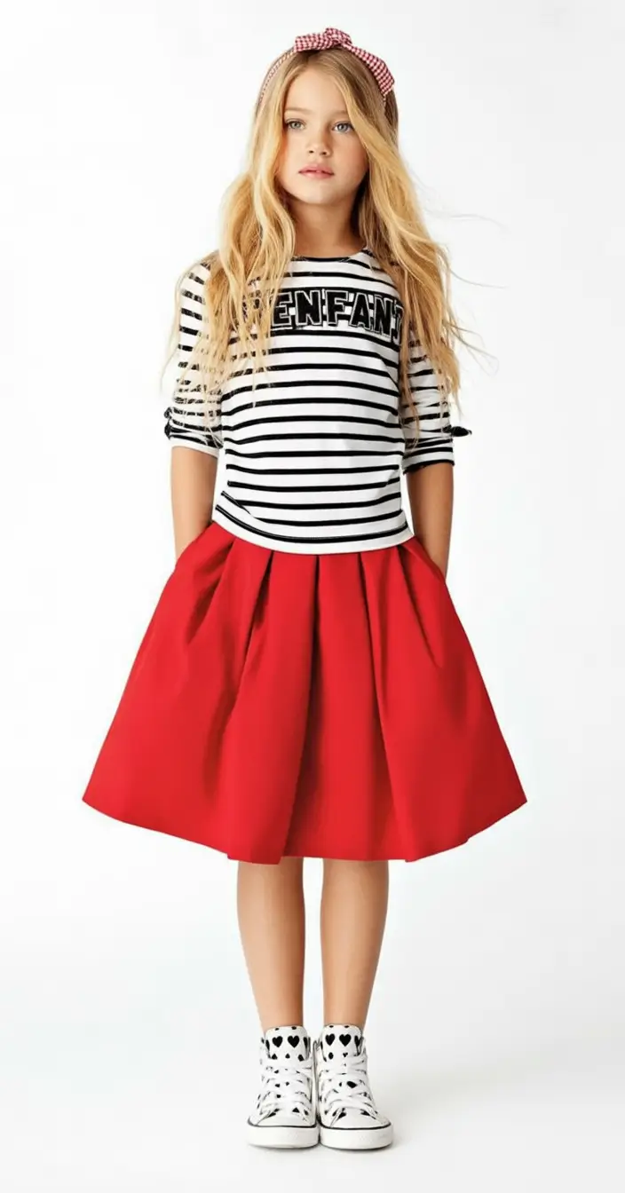 first day of school outfits ideas 2025 Parisian-Inspired Power Look